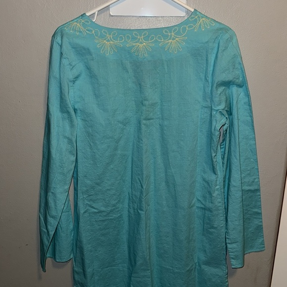 Lilly Pulitzer Elina Slub Tunic Size Medium - Picture 5 of 5